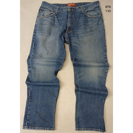 Arizona (38x32) Men's Straight Relaxed Blue Denim Jeans