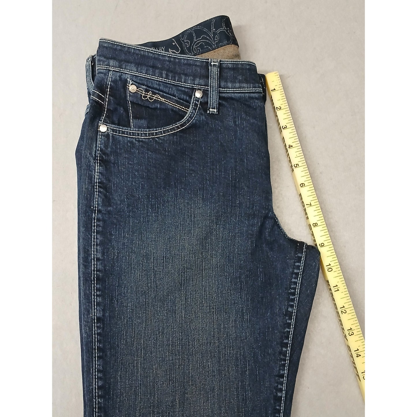 Wrangler Q-Baby (9/10x34) Mid Rise Boot Cut Riding Jeans