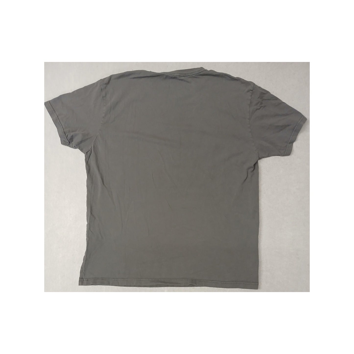 Chris Stapleton (Large) Gray Printed Logo Crew Neck TShirt