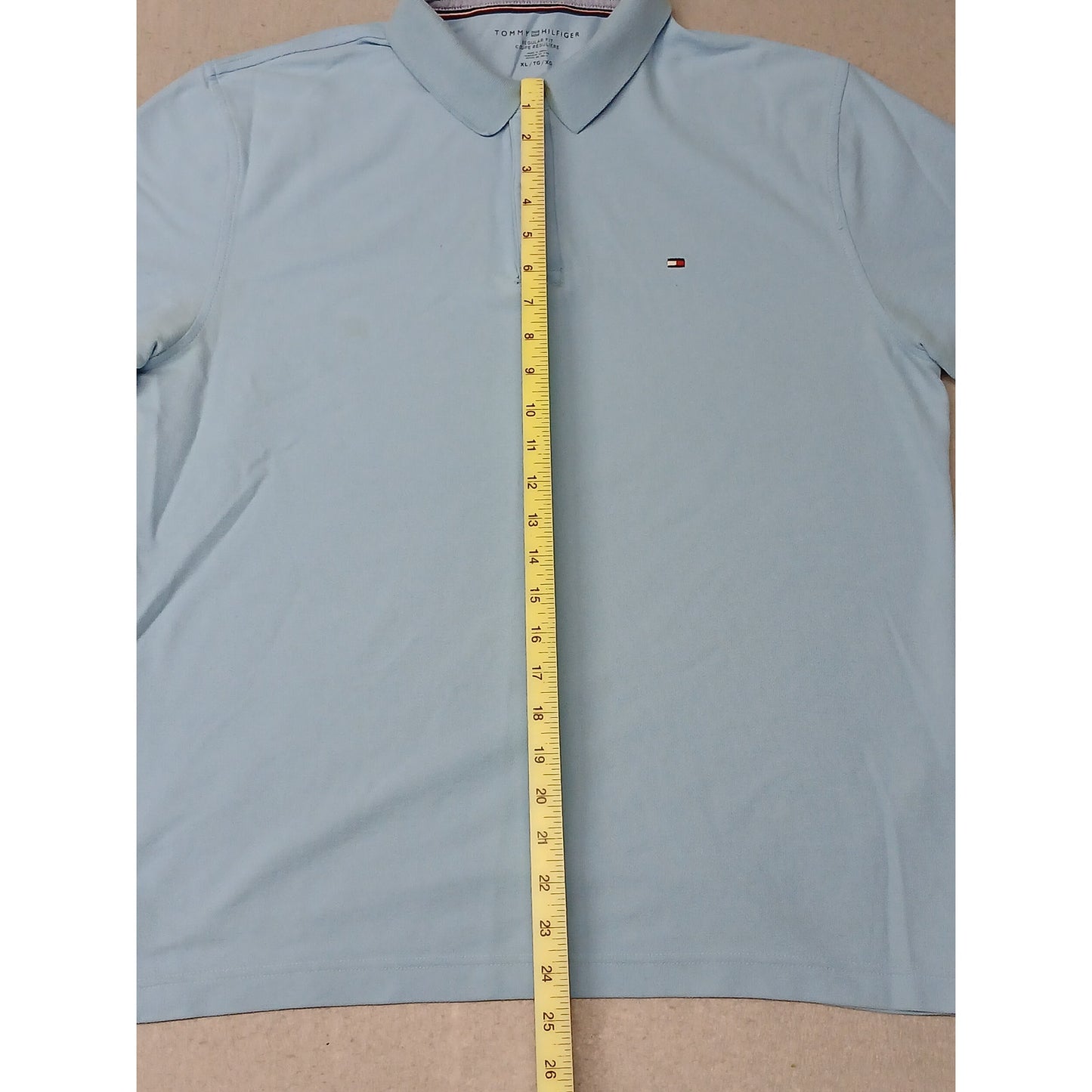 Tommy Hilfiger (XL) Light Blue Short Sleeve Polo Golf Shirt