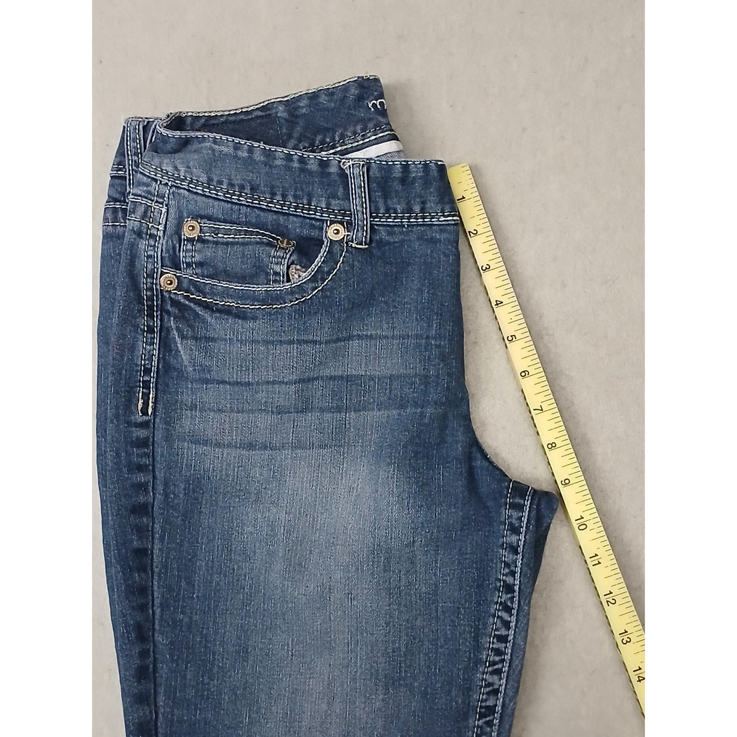 Maurices (11/12 Reg) Straight Leg Boot Cut Blue Denim Jeans