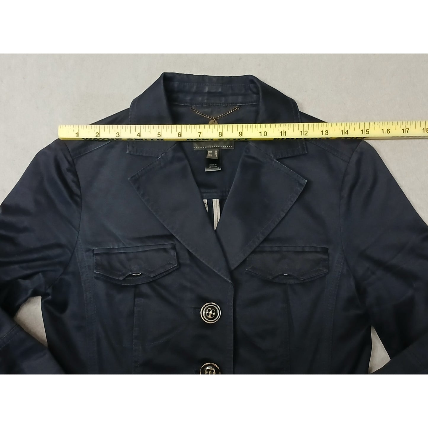 MNG Suit (6) Navy Blue Single Breasted Jacket