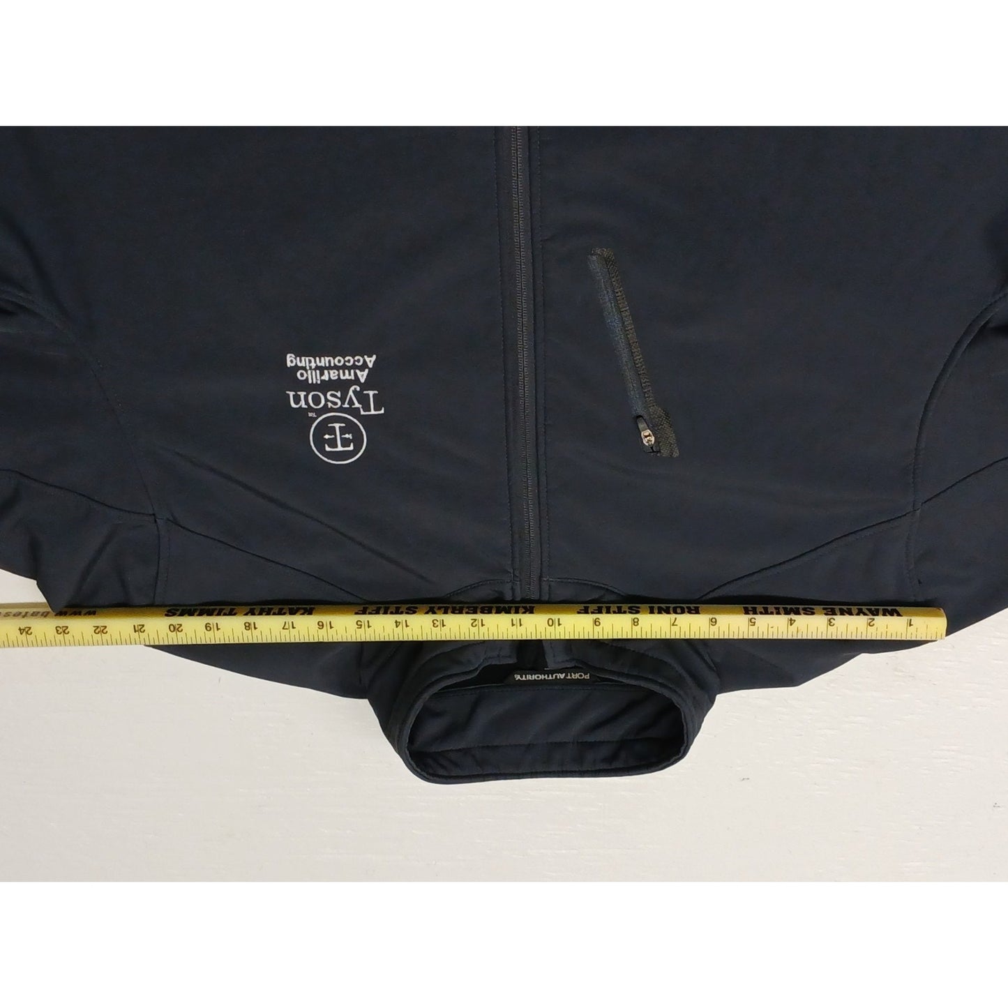 Port Authority (2XL) Gray Polyester Zip Fleece Jacket