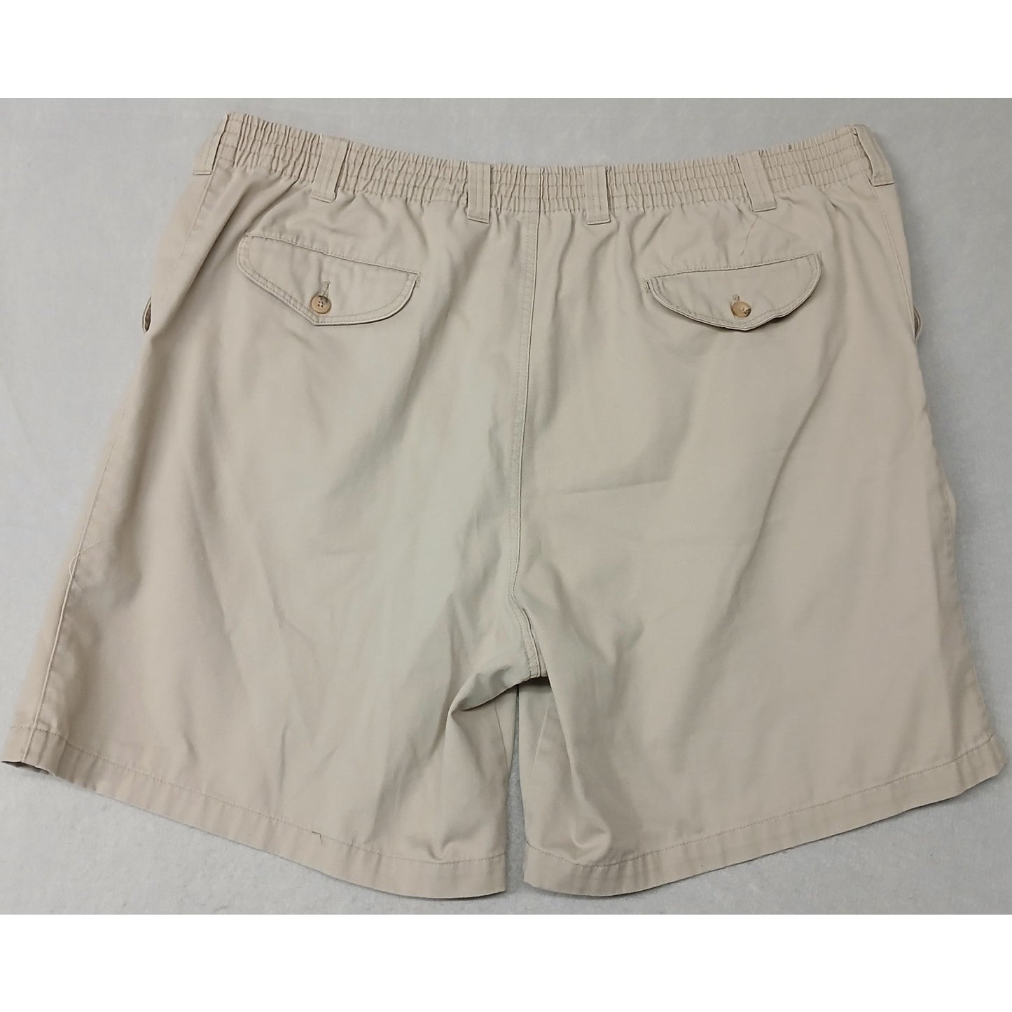 Canyon Ridge (2XL) Men's Beige Khaki Stretch Chino Shorts