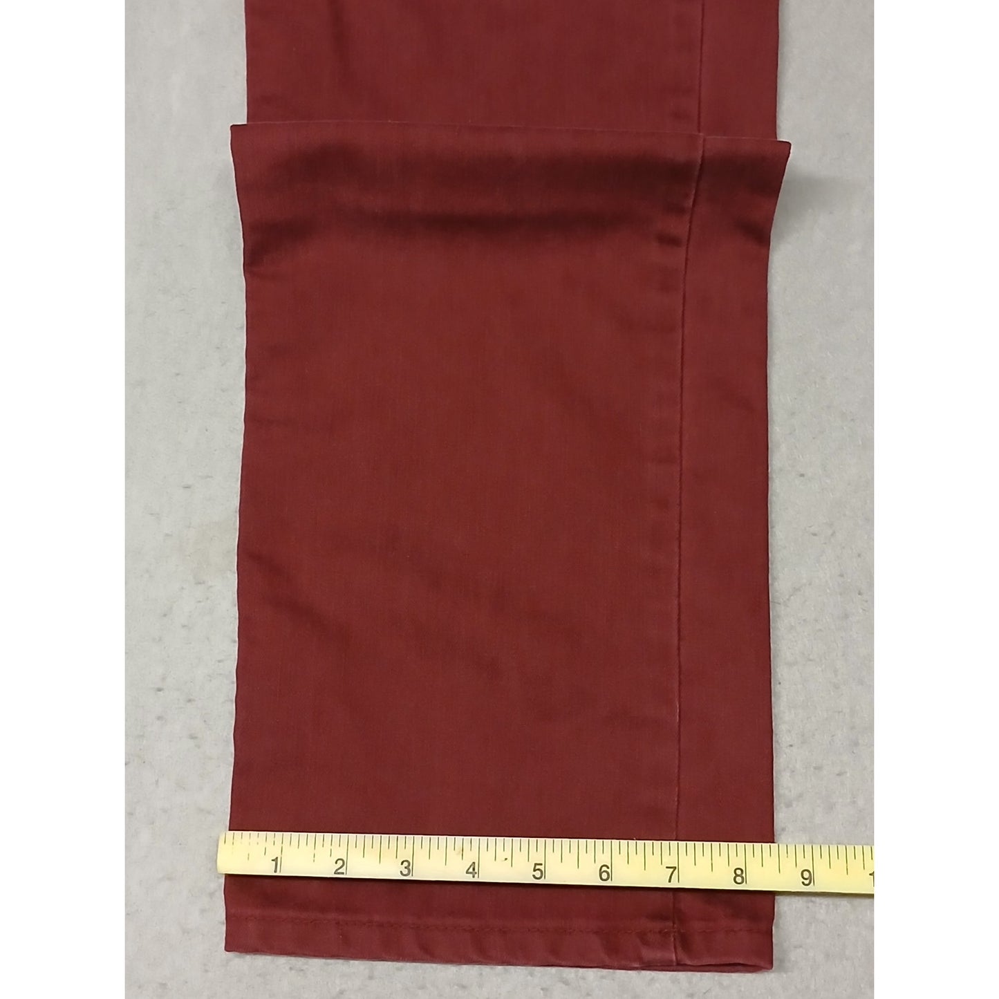 Lee (10L) Vintage Burgundy High Rise Tapered Leg Denim Jeans