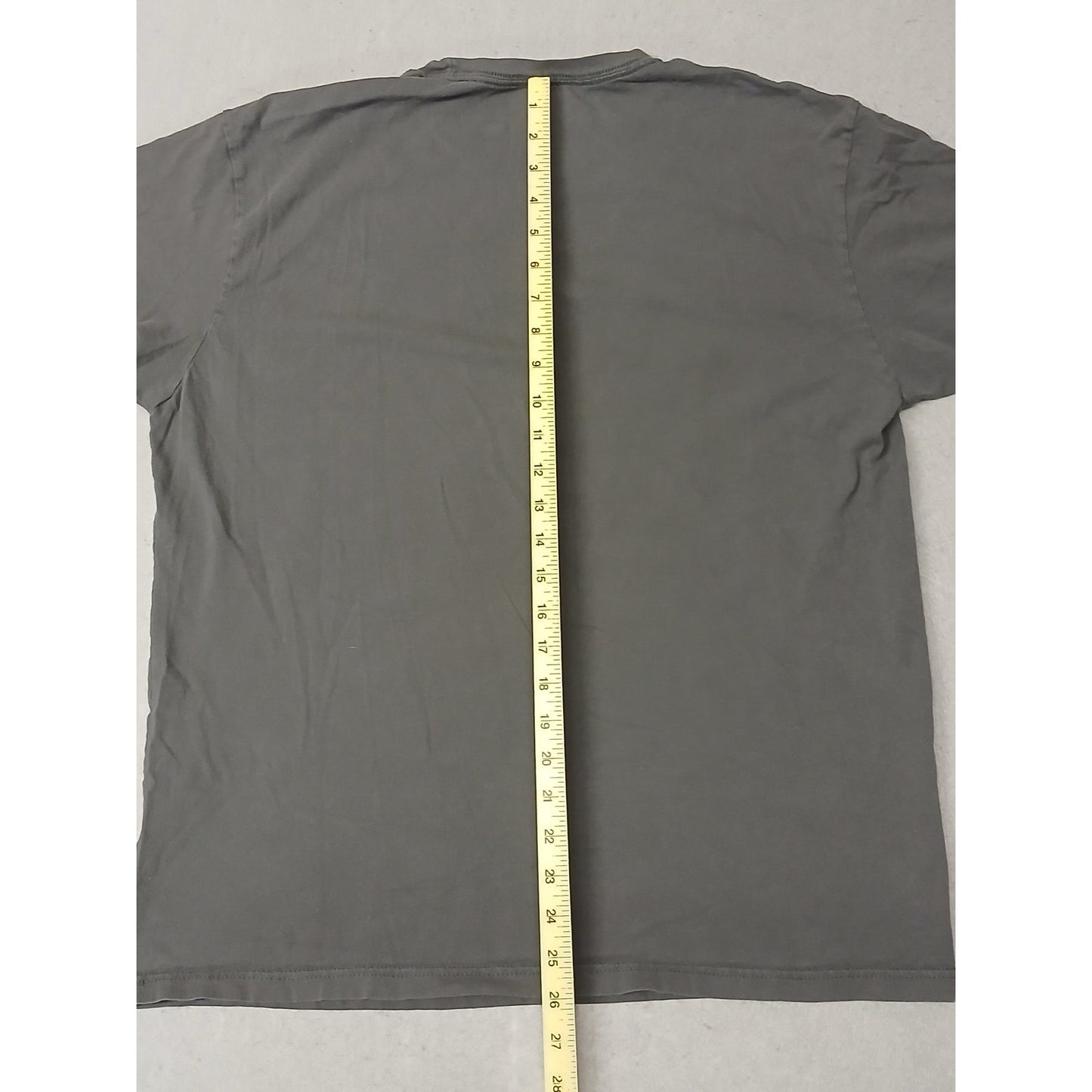 Chris Stapleton (Large) Gray Printed Logo Crew Neck TShirt