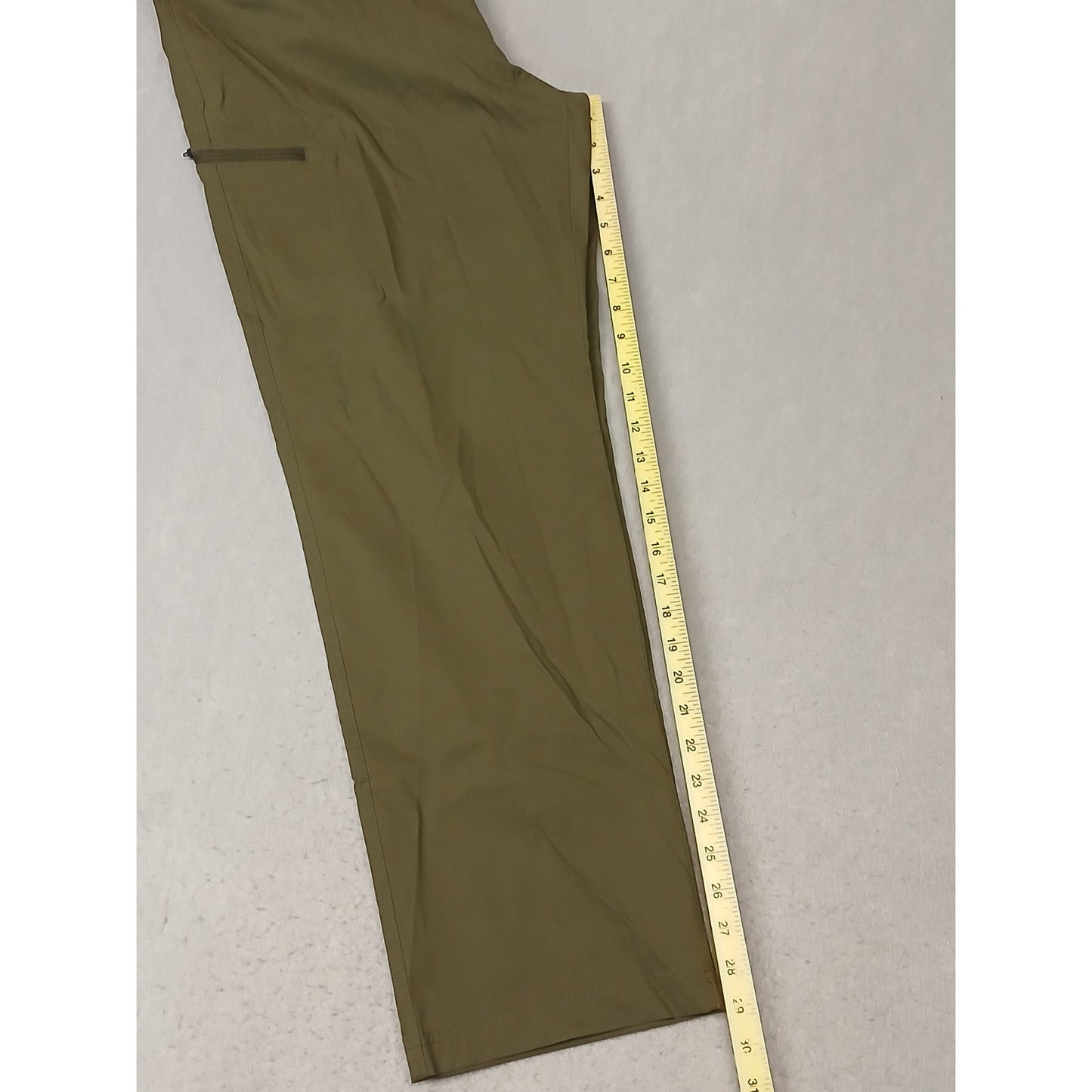 Orvis (36x30) Men's Olive Green Dri-Fit Straight Tech Pants