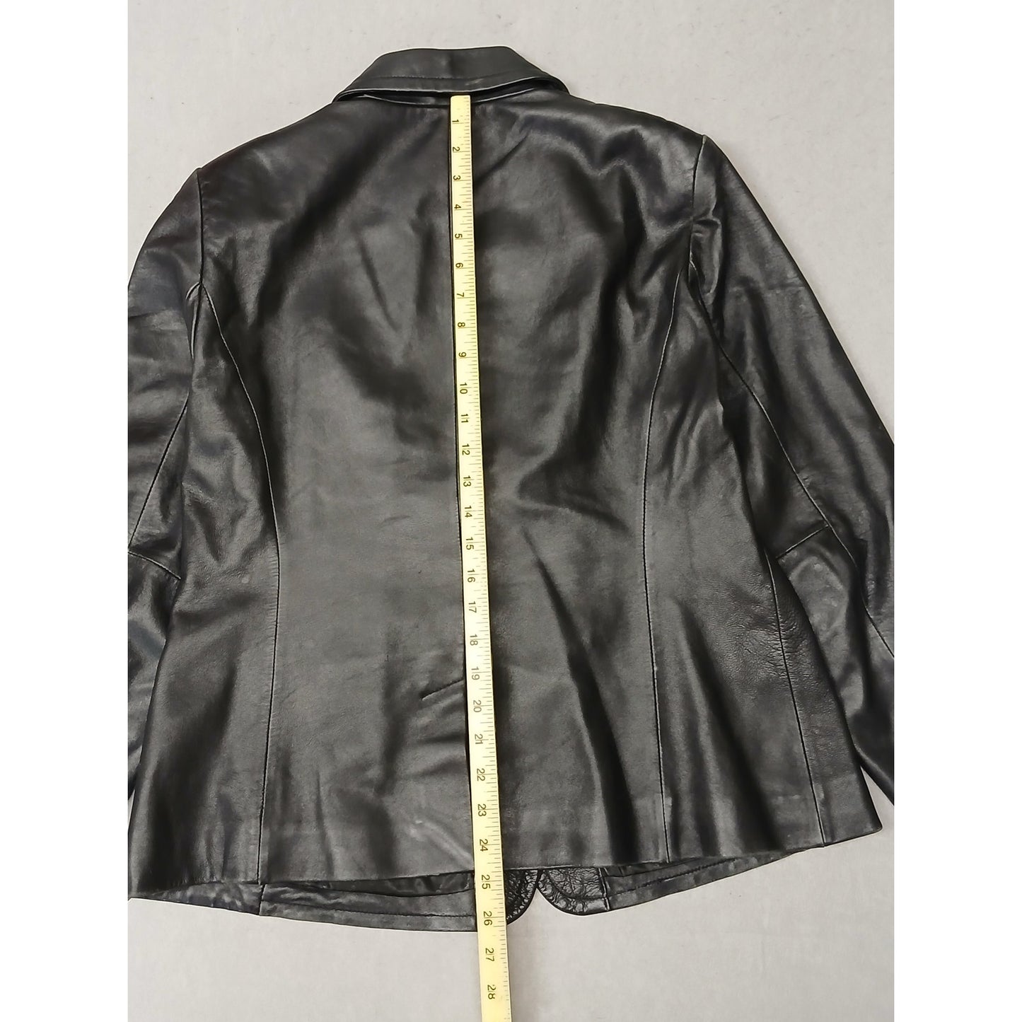 Worthington (Large) Vintage Genuine Basic Zip Leather Jacket