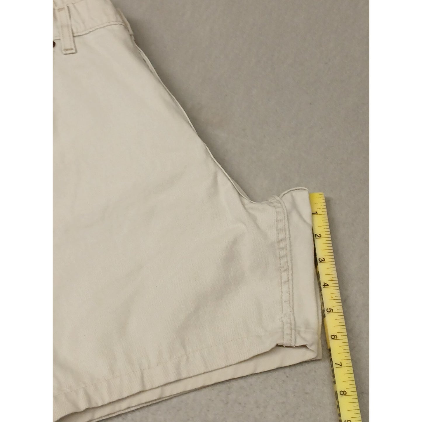 Ryders by Lee (16L) Vintage High Rise Cream Denim Shorts