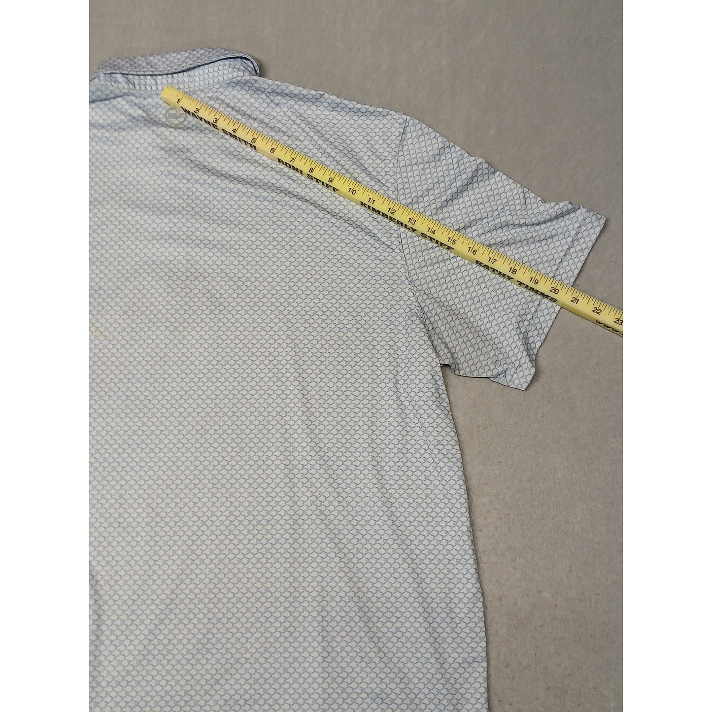 Vineyard Vines (2XL) White Button Silk Collar Polo Tee Shirt