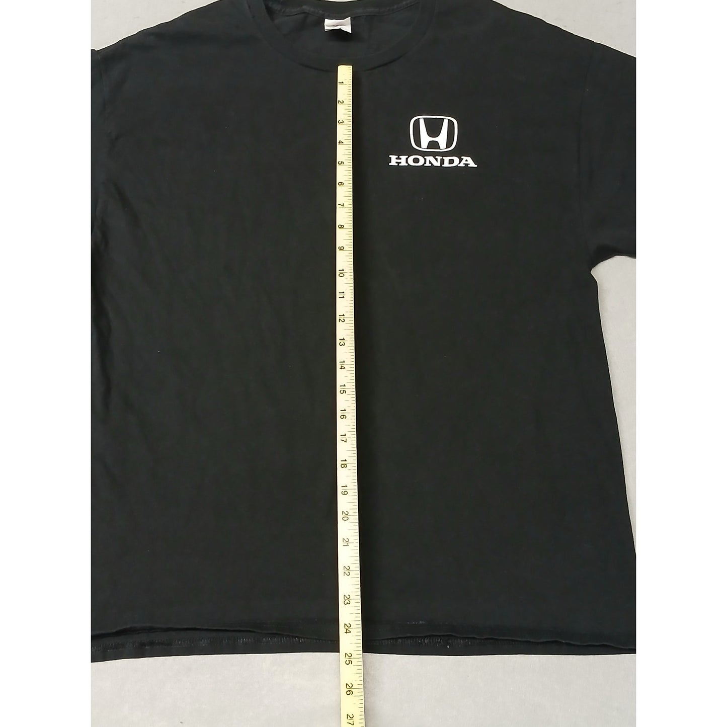 Hanes (XL) Black Honda Logo Short Sleeve Crew Neck Tee Shirt