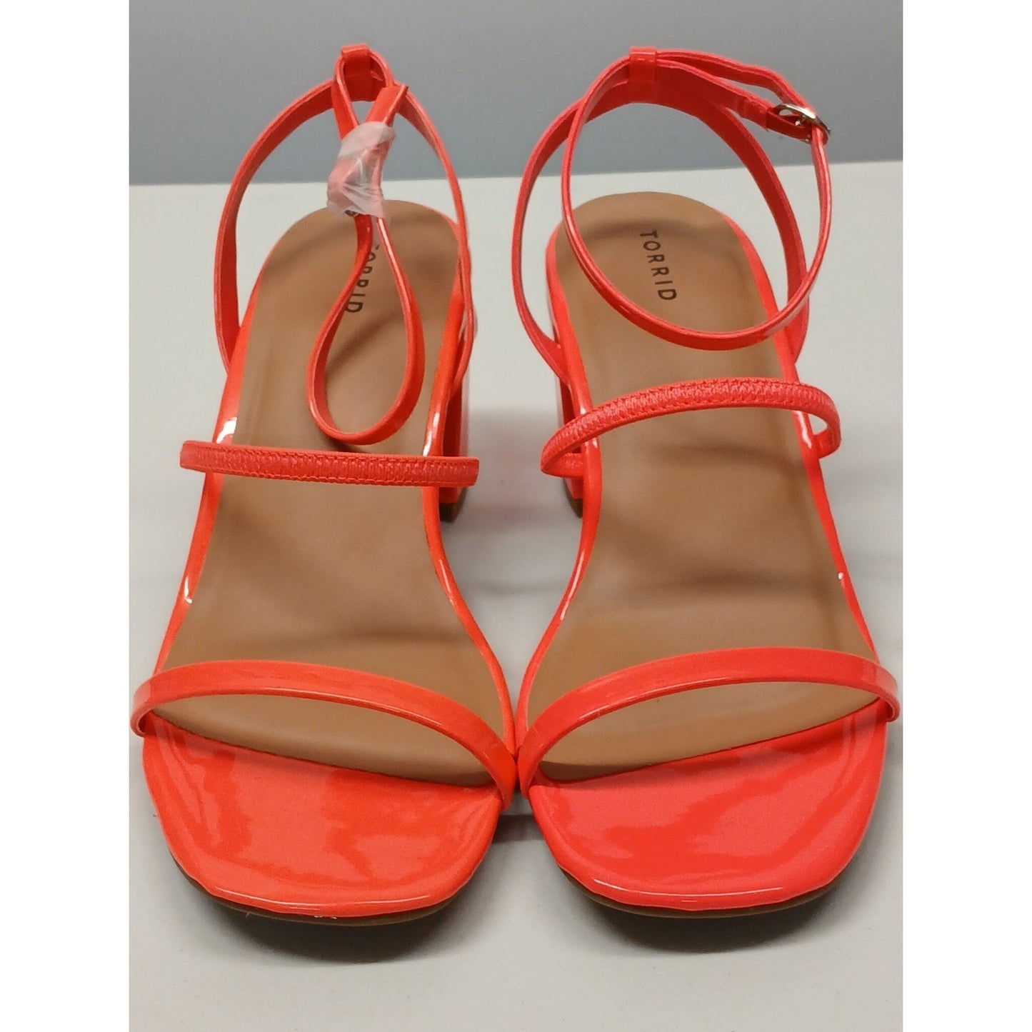 Torrid (10.5) Women's Hot Pink Strap Mid Tap Heels
