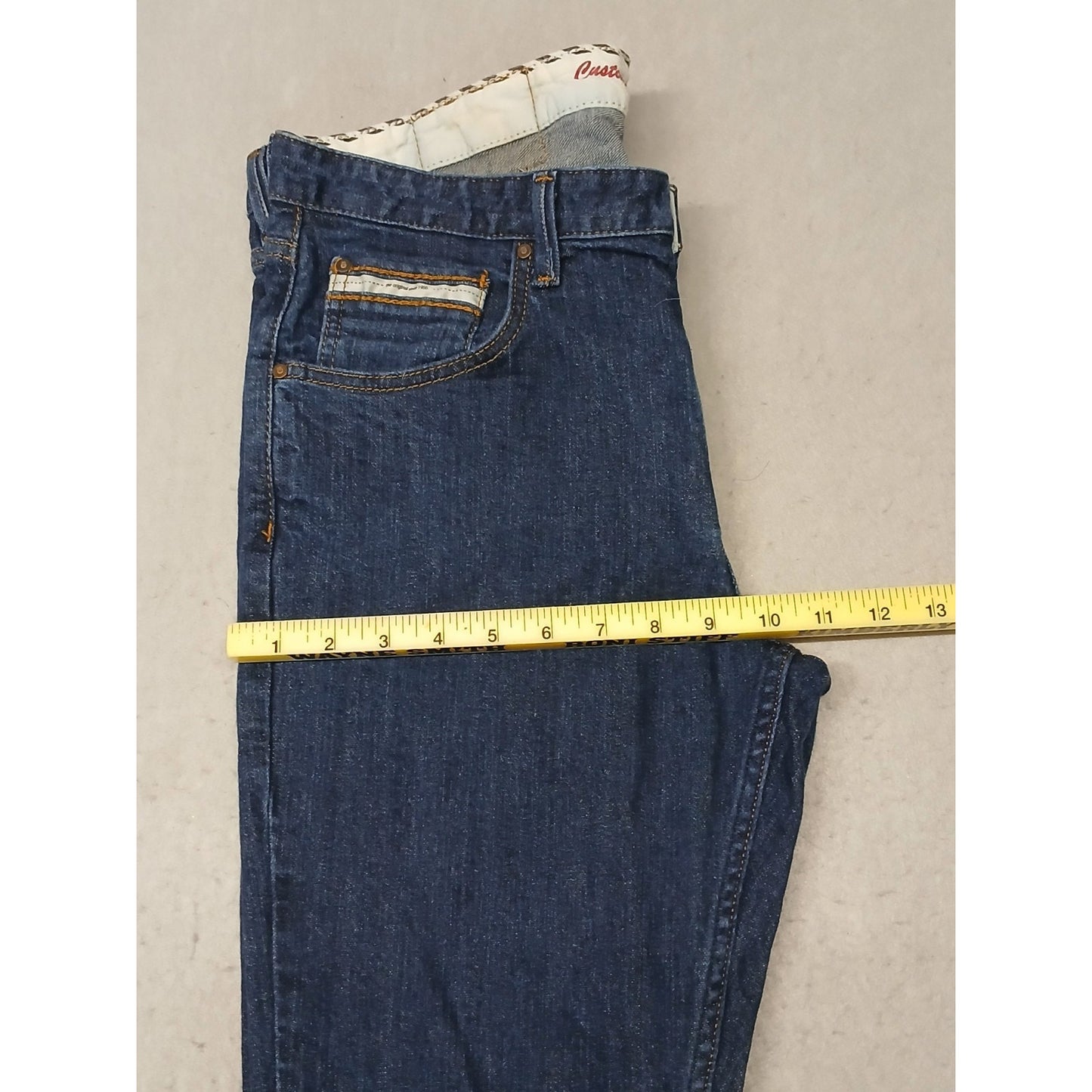 Vans (36x30) Men's Straight Leg Blue Denim Jeans