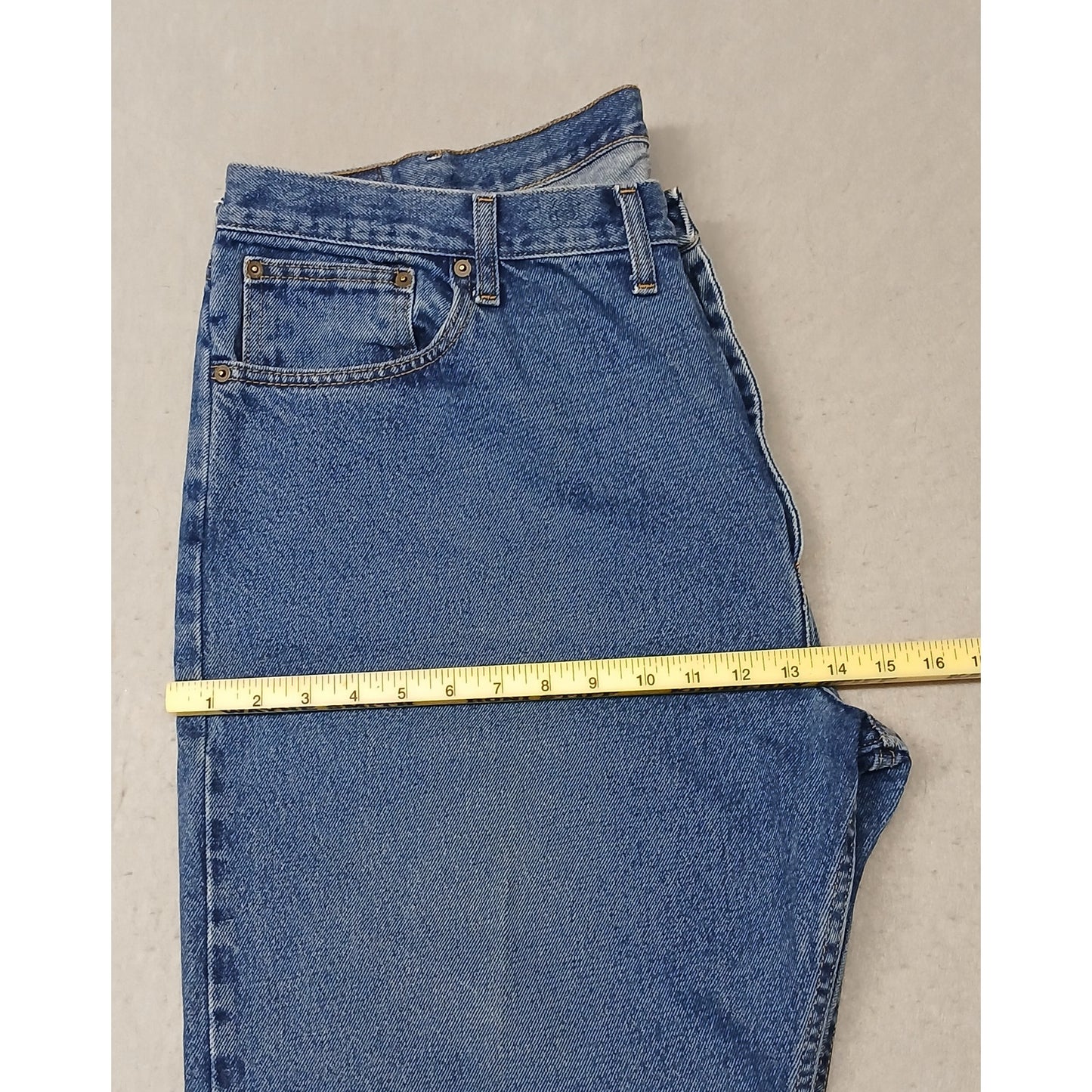 Magellan (44x30) Men's Straight Leg Blue Denim Jeans