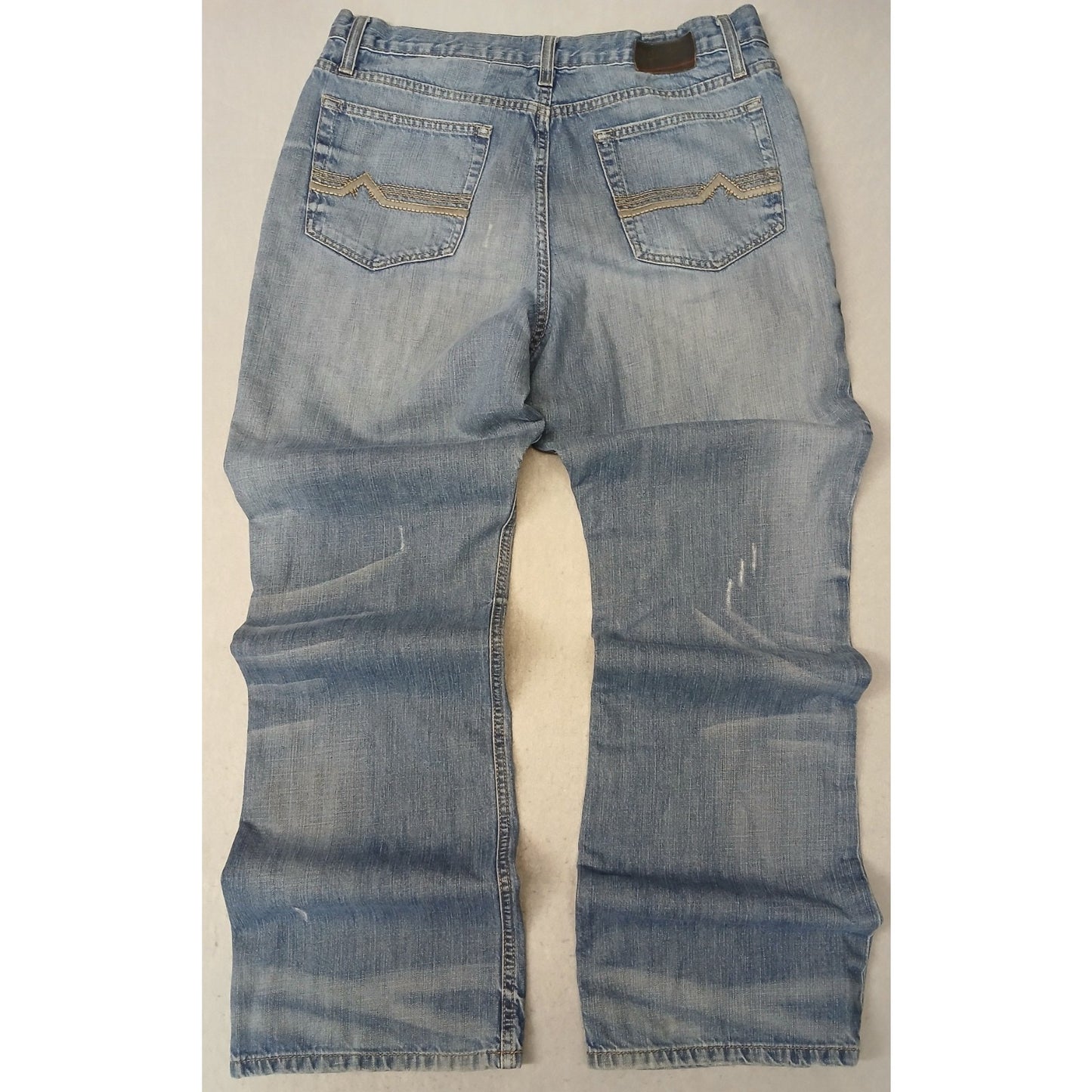 Southern Thread (36x34) Y2K Baggy Wide Blue Denim Jeans
