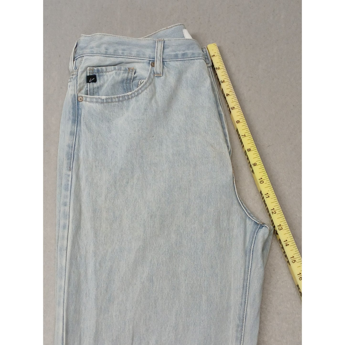 KanCan (13/30) Vintage Mid Rise Wide Leg Light Denim Jeans