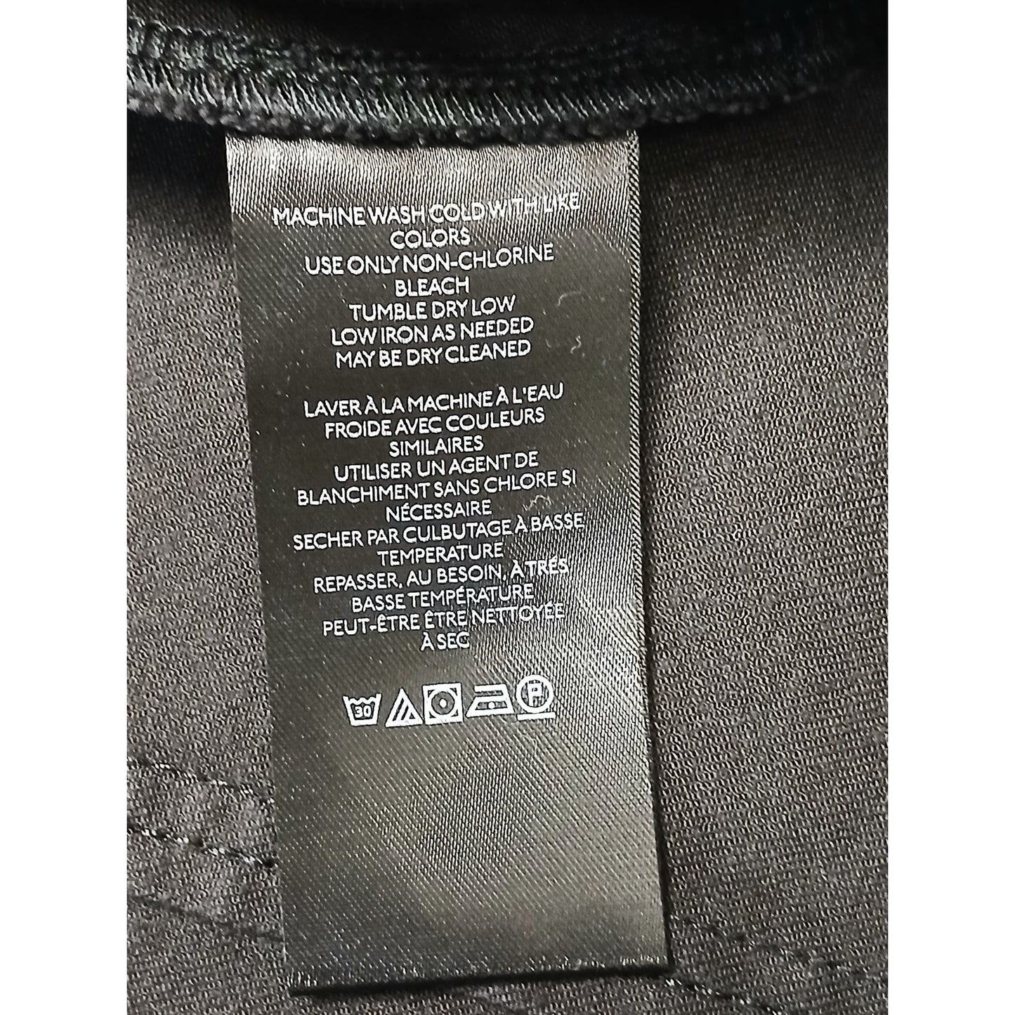 We The Free (4) Black Zip Front Denim Mini Skirt