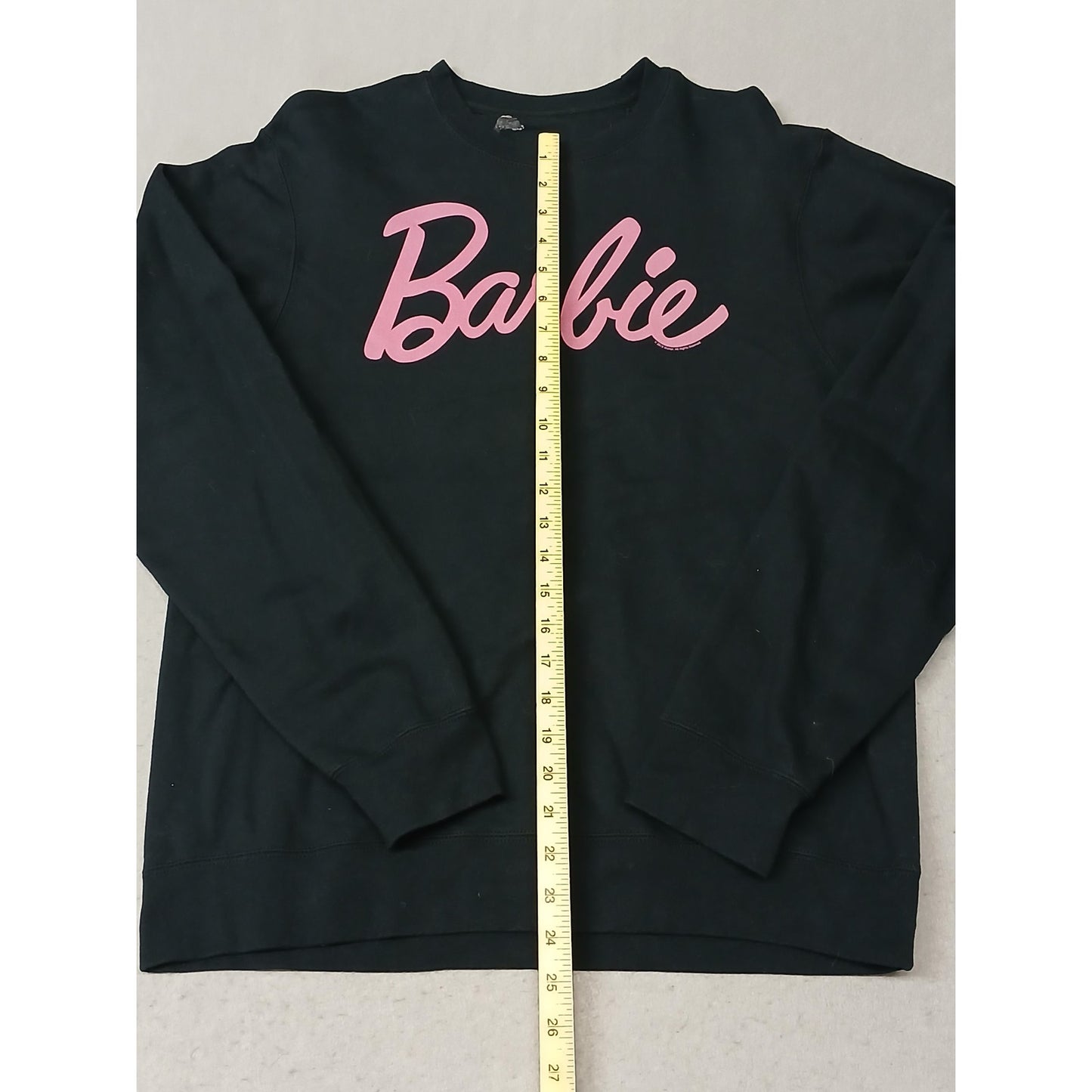 Mattel (No Size) Women's Black Crew Neck Pullover Sweatshirt