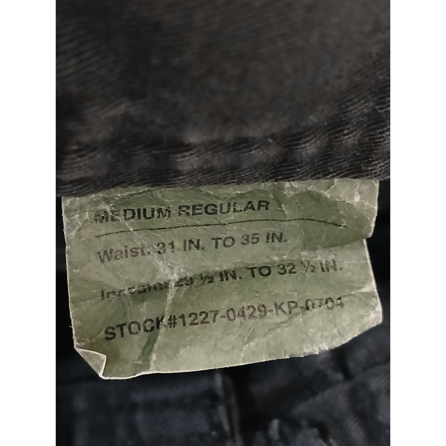 No-Comply (Medium R) Men's Black Skate Apparel Cargo Pants