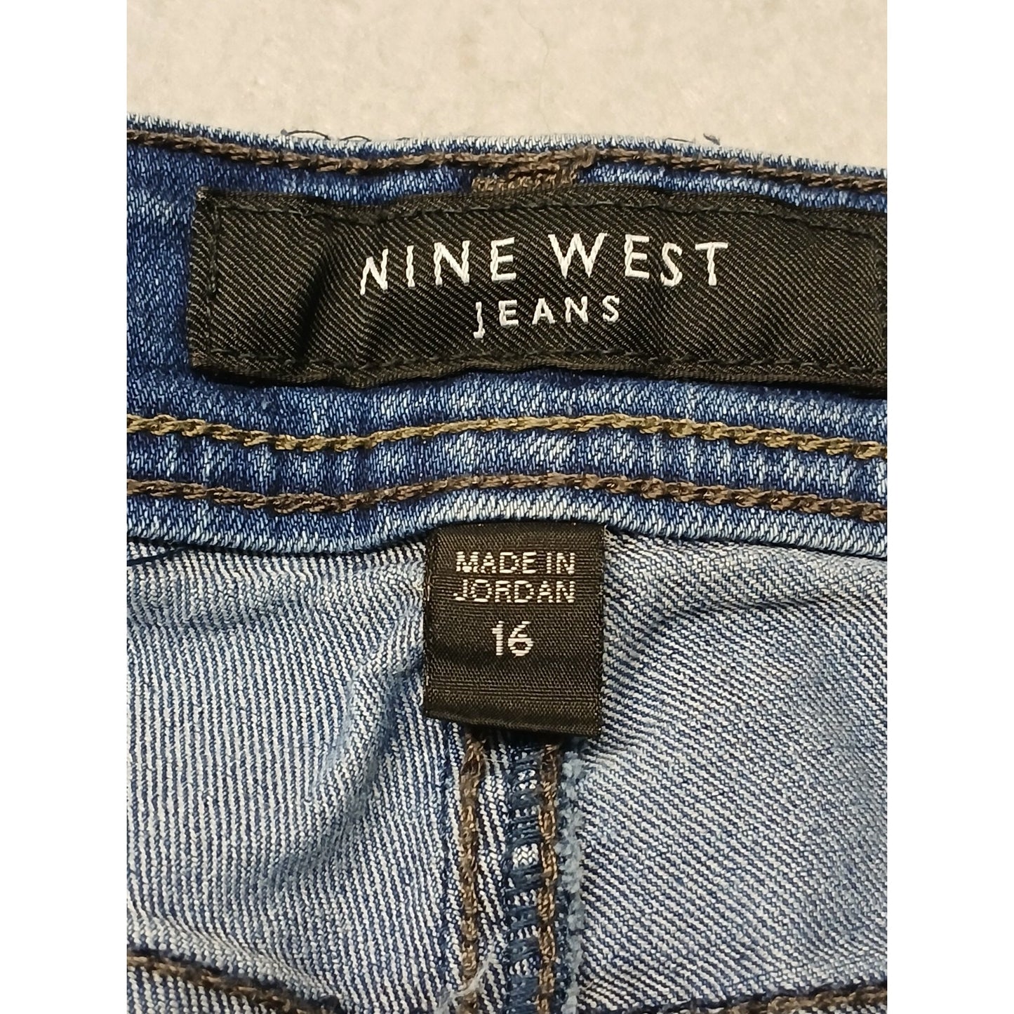 Nine West (16) Women's Cut-Off Blue Denim Jean shorts
