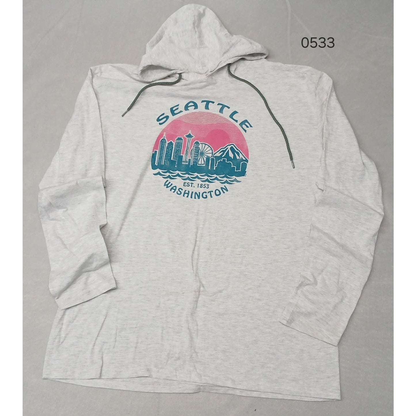 Prairie Mountain (2XL) Light Gray Hoodie