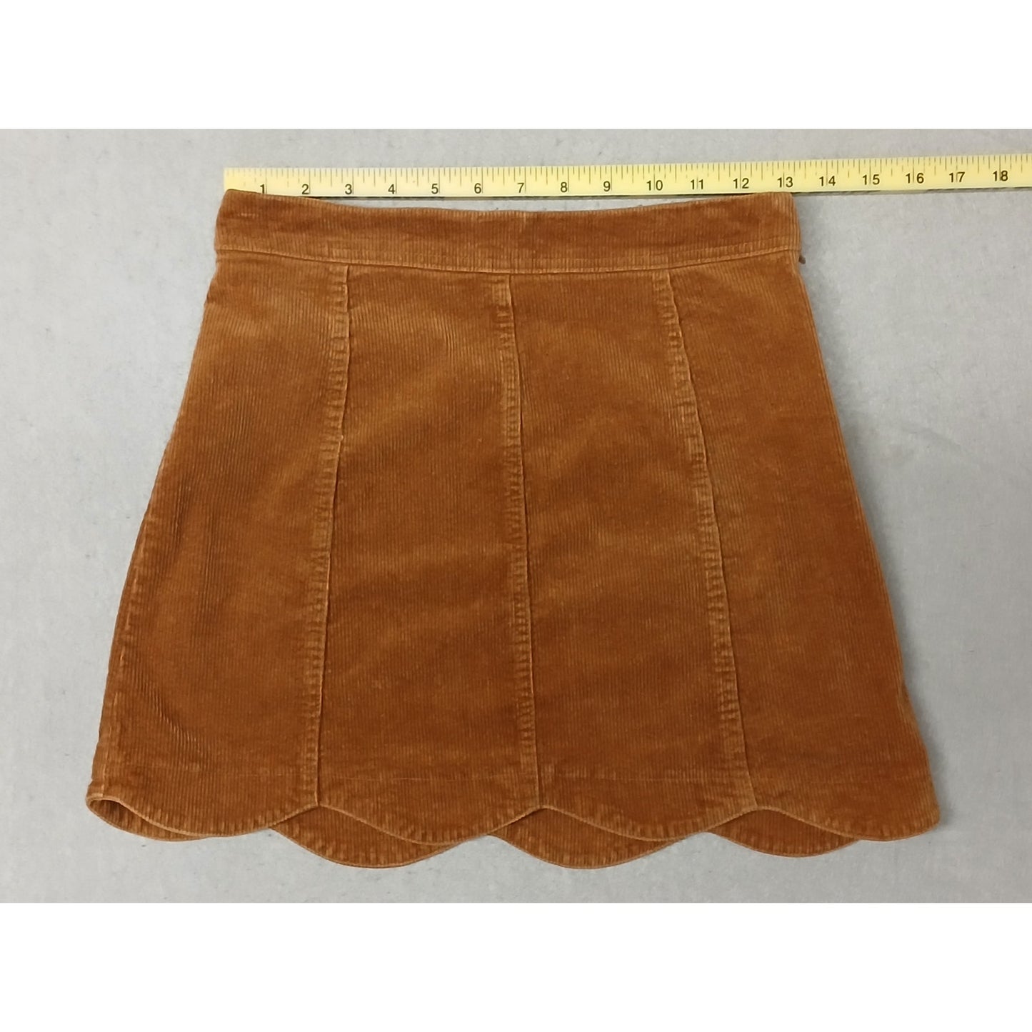 Altar'd State (Small) Caramel Corduroy Mini Skirt