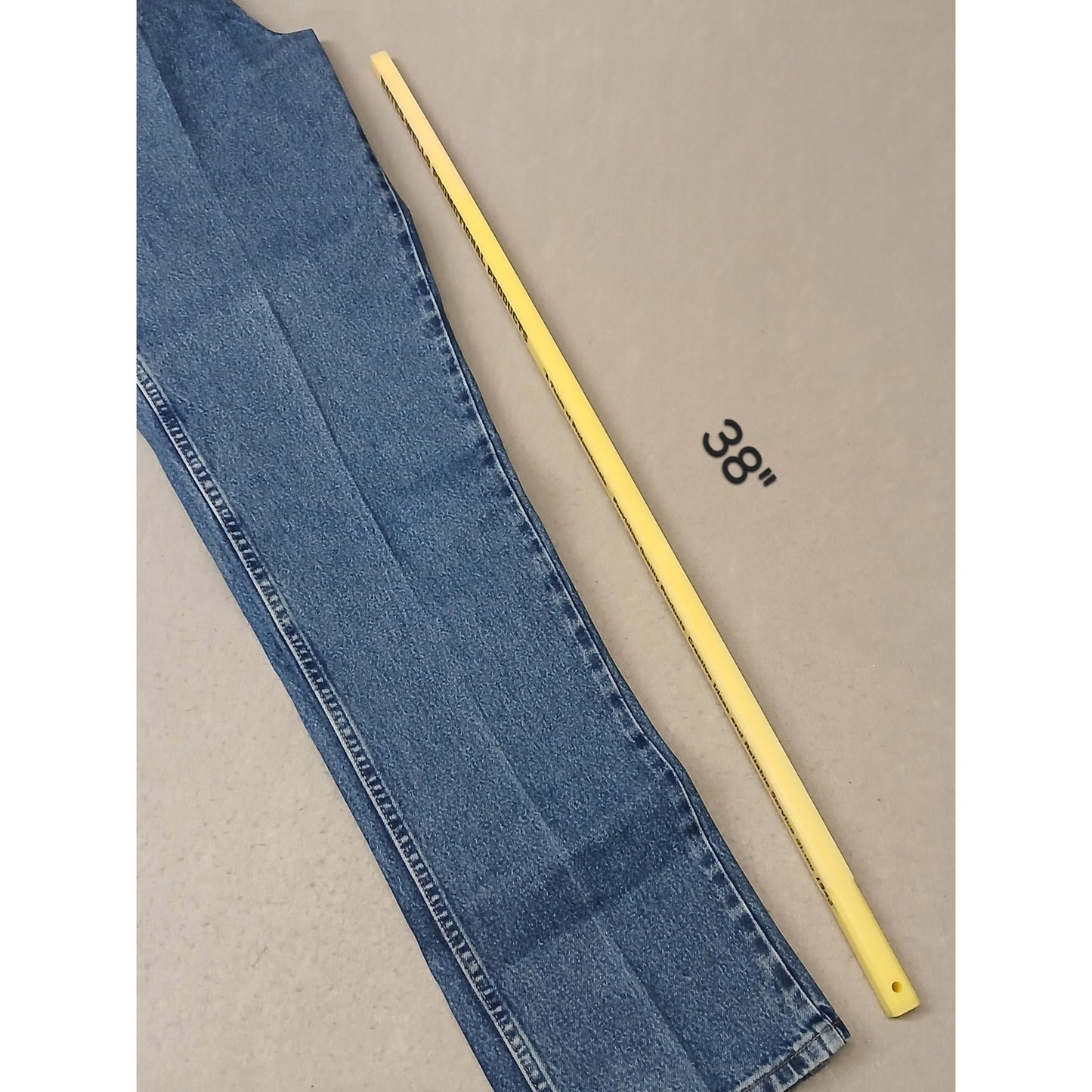 Wrangler (36x38) Cowboy Cut Straight Leg Blue Denim Jeans