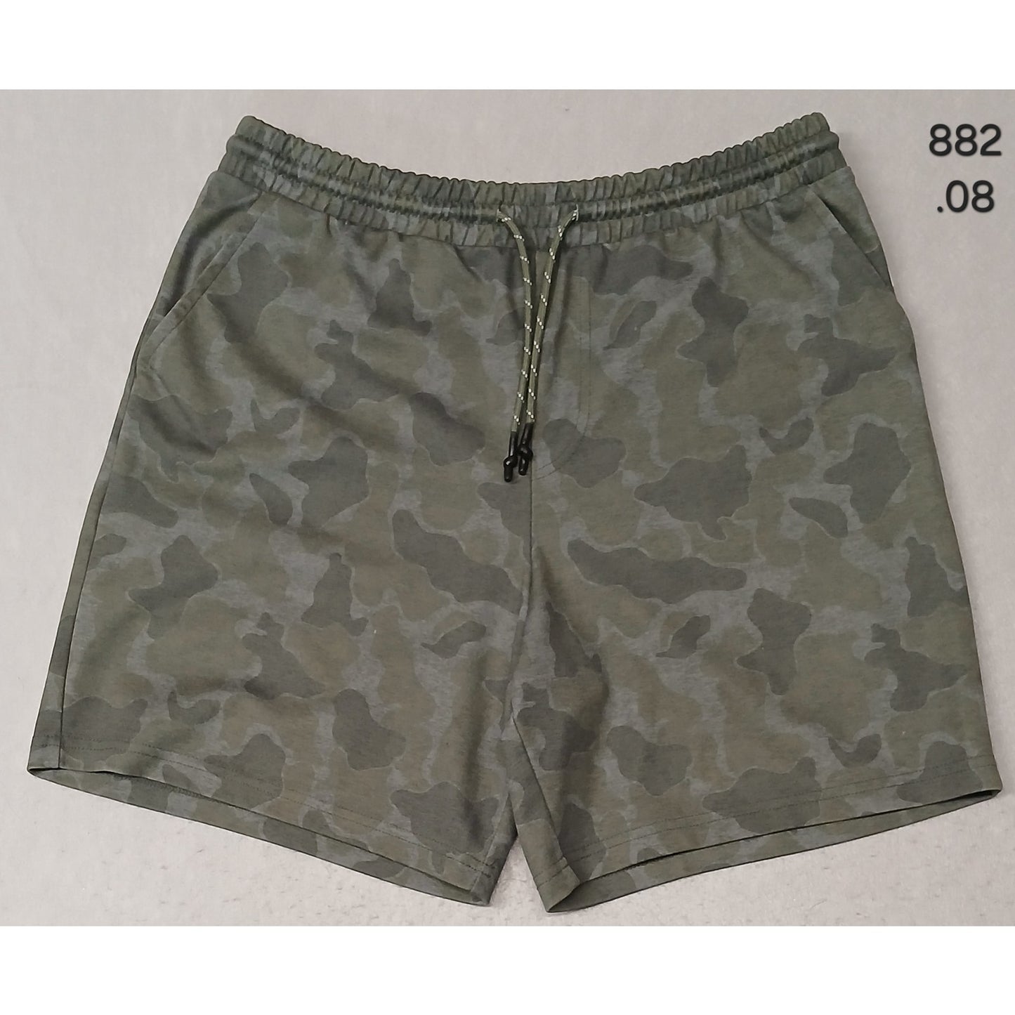 Magellan (Small) Men's Green Camouflage String Utililty Shorts