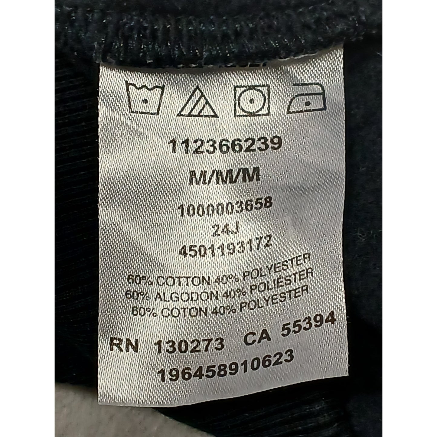 Wrangler (Medium) Black Crew Neck Pullover Sweatshirt