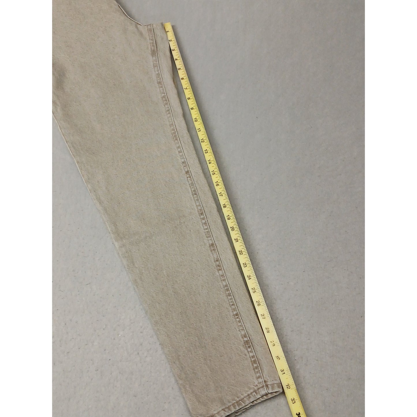 Lee (8L) Vintage High Rise Straight Tan Denim Jeans