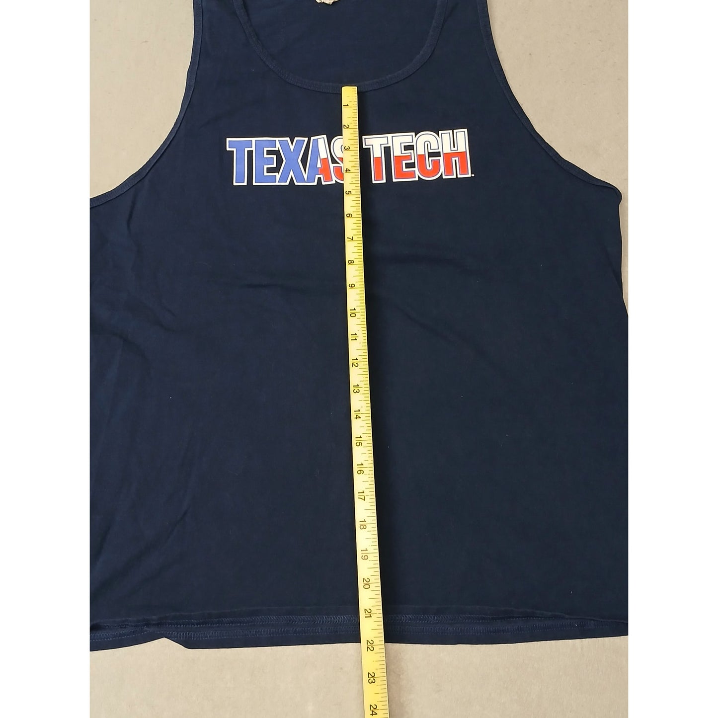Hanes (XL) Men's Blue Texas Tech Cotton Summer Tank Top
