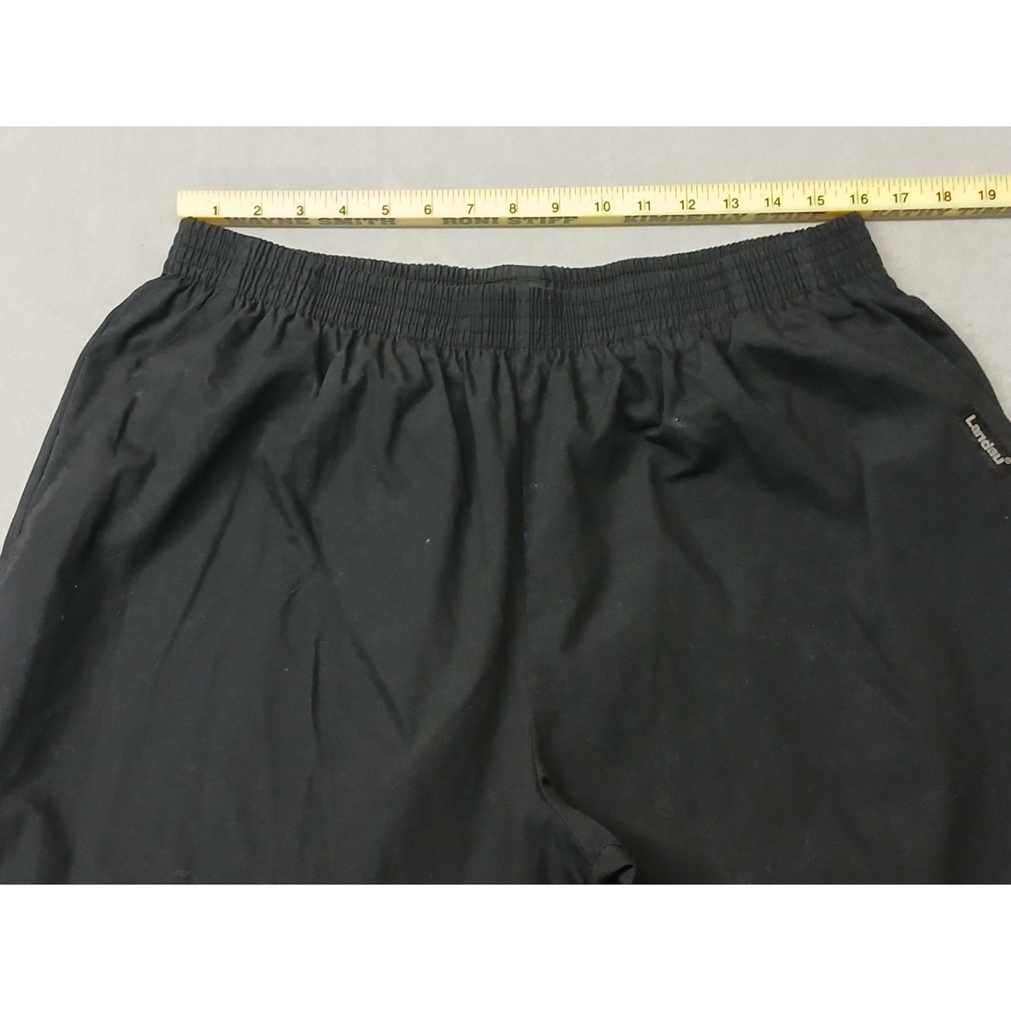 Landau (P2X) Women's Black Poly Blend Relaxed Sweatpants