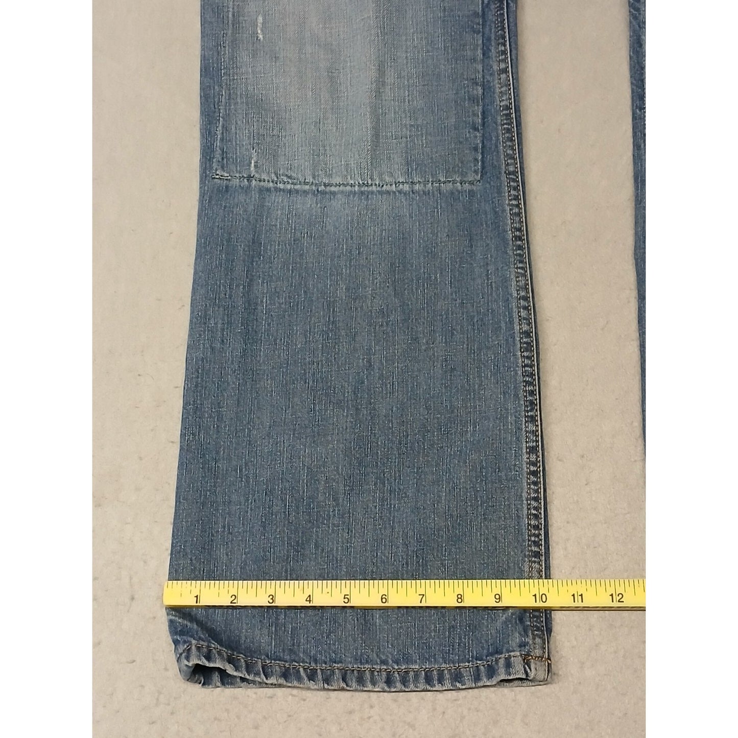 Southern Thread (36x34) Y2K Baggy Wide Blue Denim Jeans
