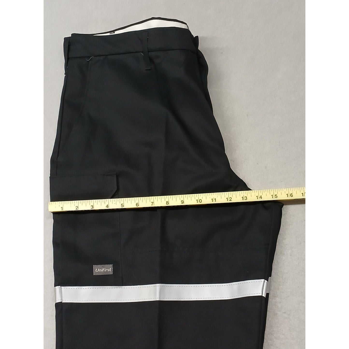 Unifirst (42x32) Men's Black Reflective Straight Cargo Pants