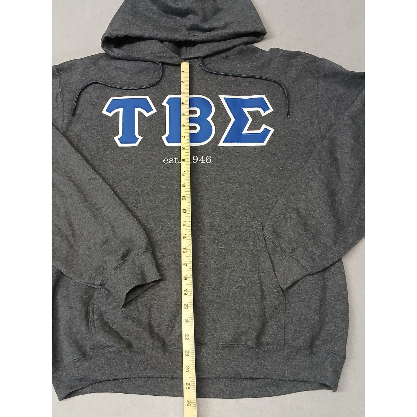 Port & Company (Large) Gray "Tau Beta Sigma" Pullover Hoodie