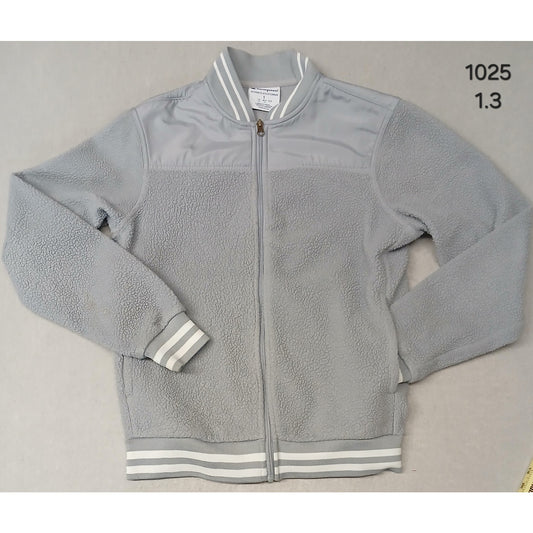 Champion (Small) Gray Full Zip Athletic Track Jacket