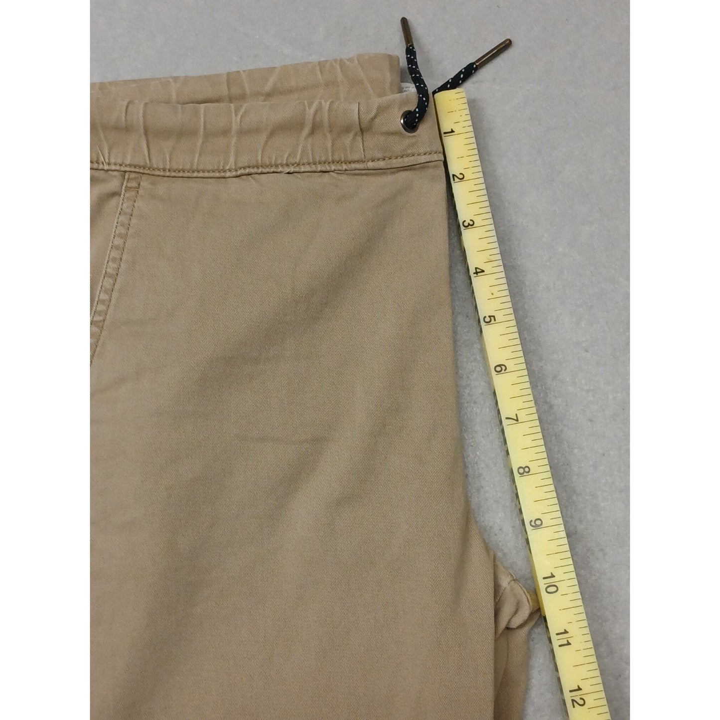 Urban Pipeline (Large) Beige Chino Khaki Stretch Ankle Pants
