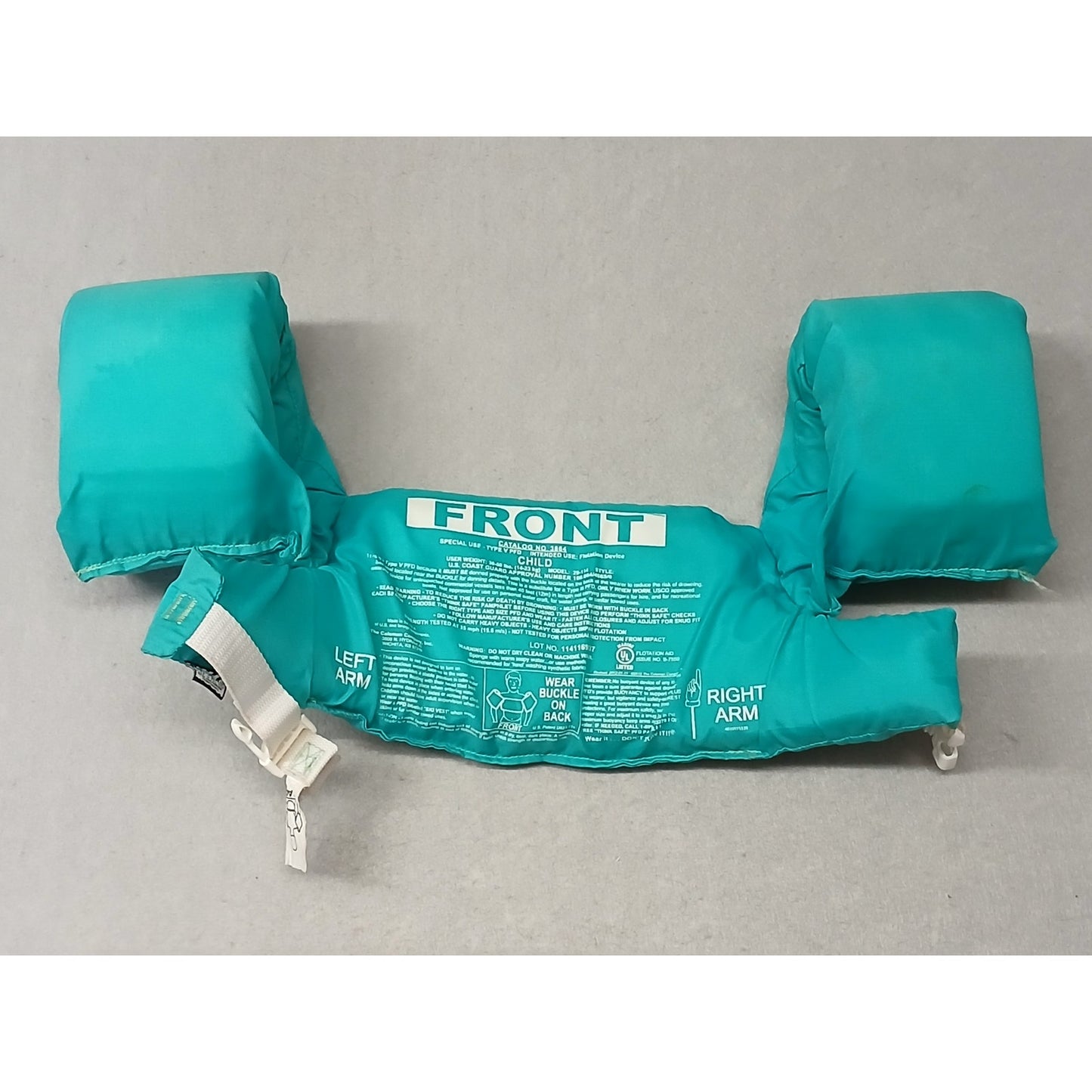 Streams Puddle Jumper (Children's) Teal Floatation Arm Vest