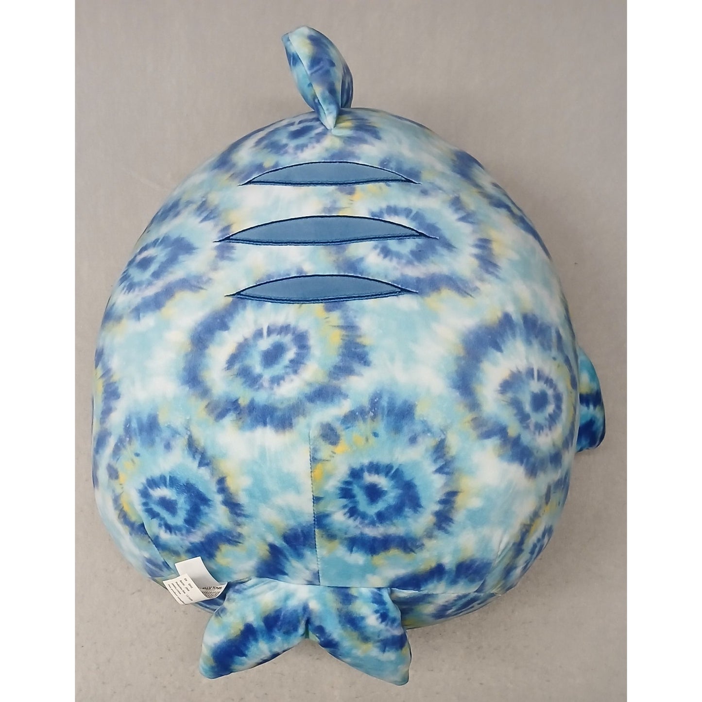 Squishmallow 20" Blue Tie Dye Luther The Shark Plush