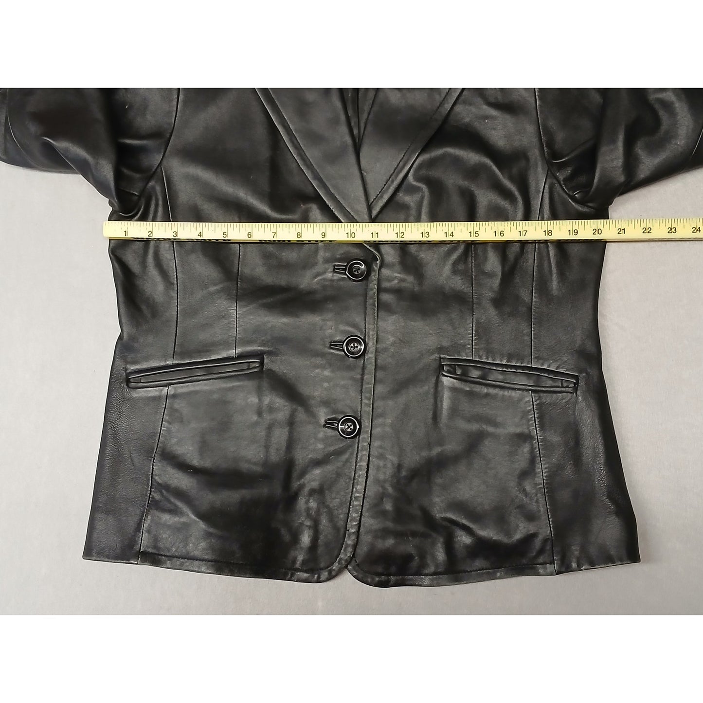 Worthington (Large) Vintage Genuine Basic Zip Leather Jacket