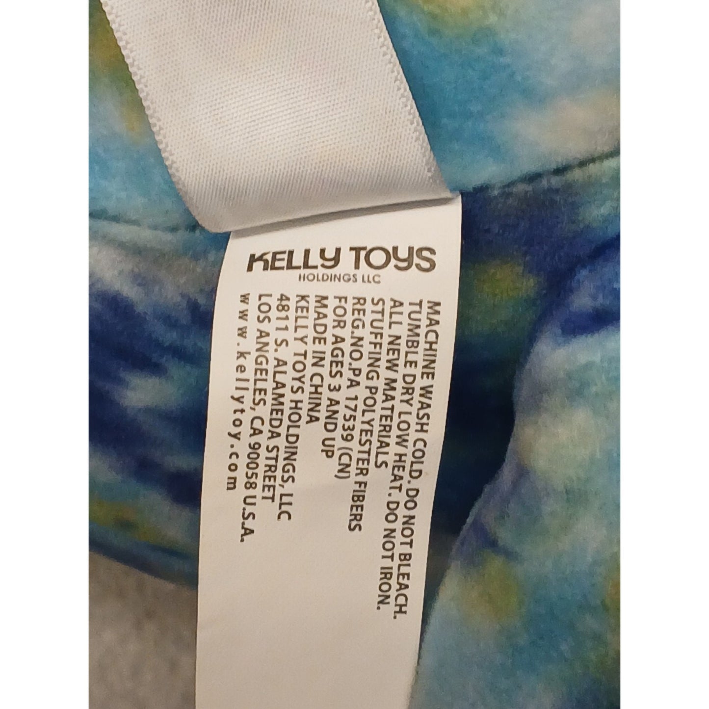 Squishmallow 20" Blue Tie Dye Luther The Shark Plush