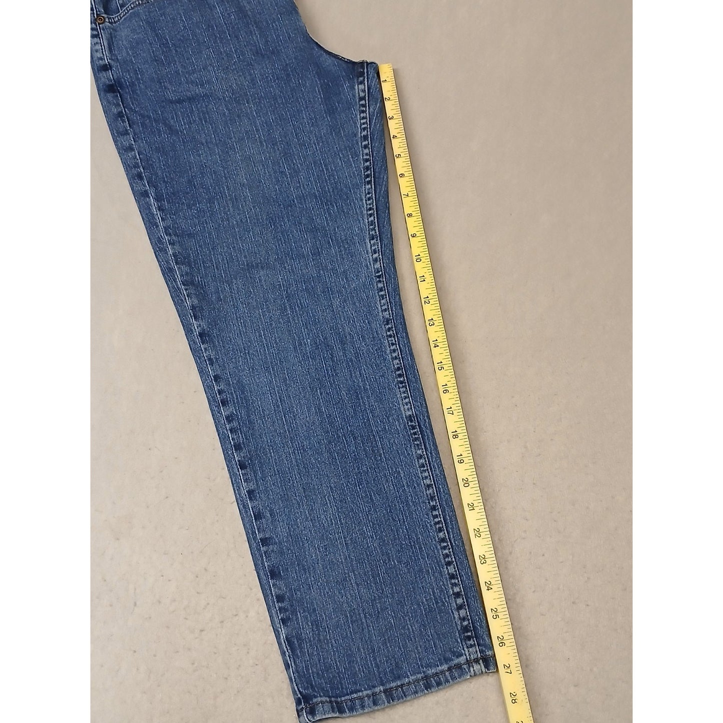 Ryders (14P) women's Relaxed Straight Leg Blue Denim Jeans