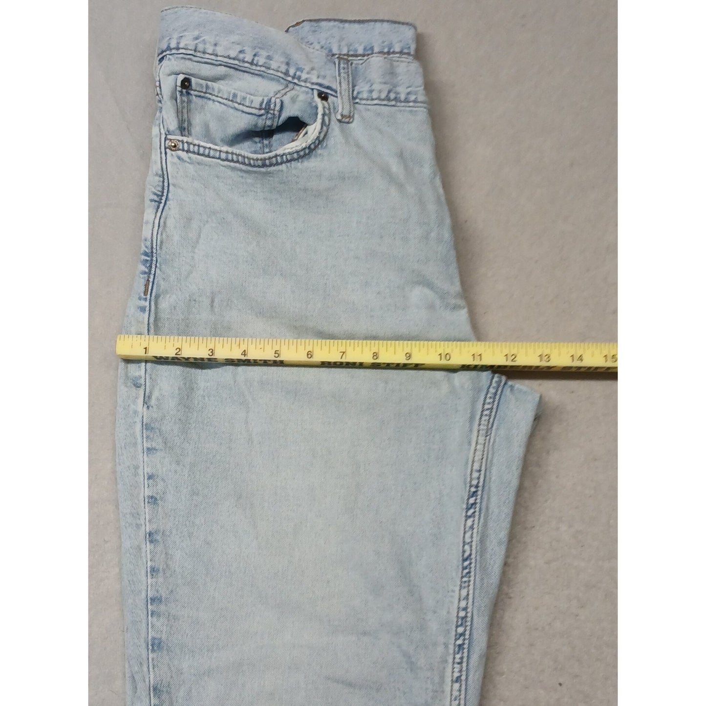 Old Navy (38x32) Men's Relaxed Straight Fit Light Denim Jeans