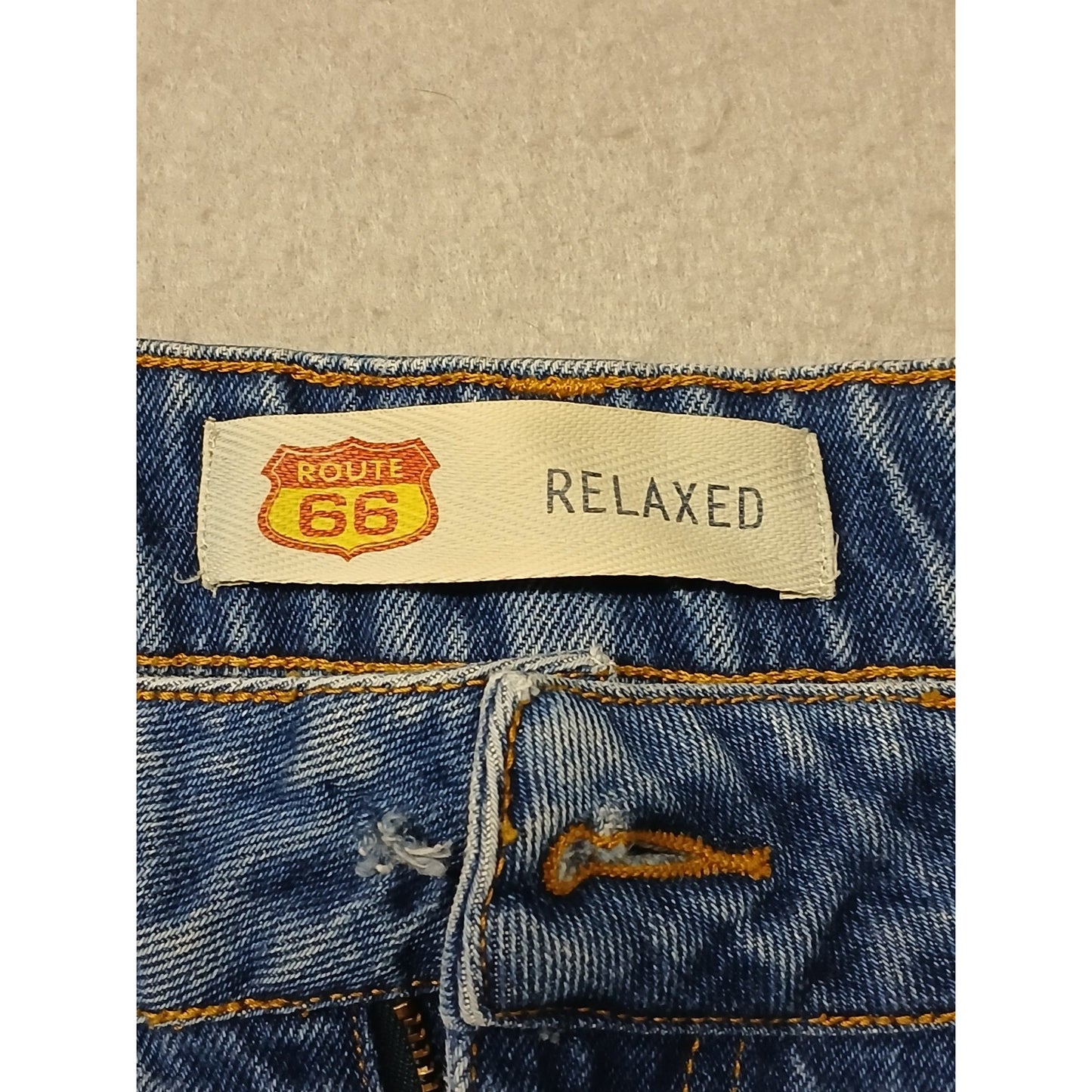 Route 66 (24S) Women's Relaxed Straight Fit Blue Denim Jeans