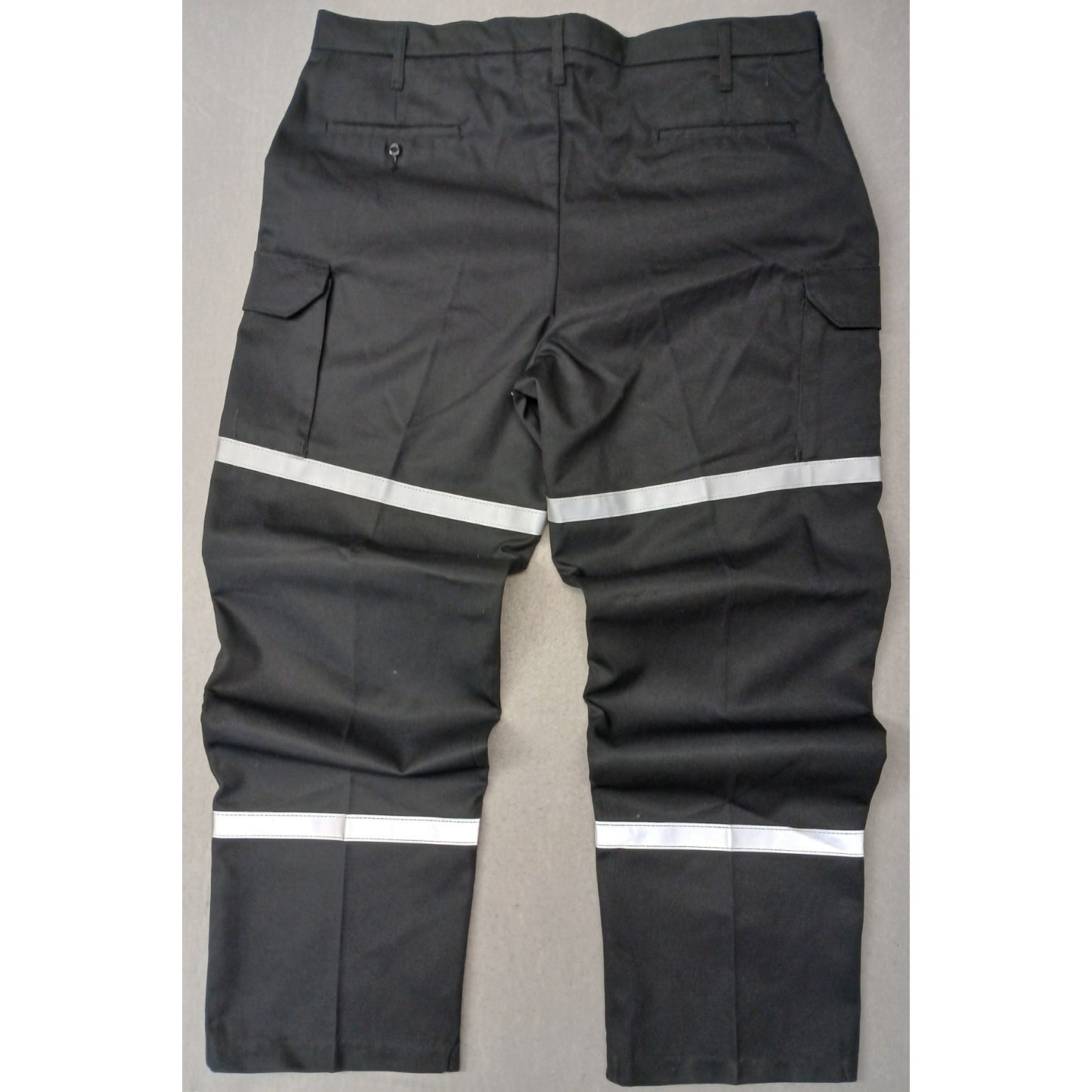 Unifirst (42x32) Men's Black Reflective Straight Cargo Pants