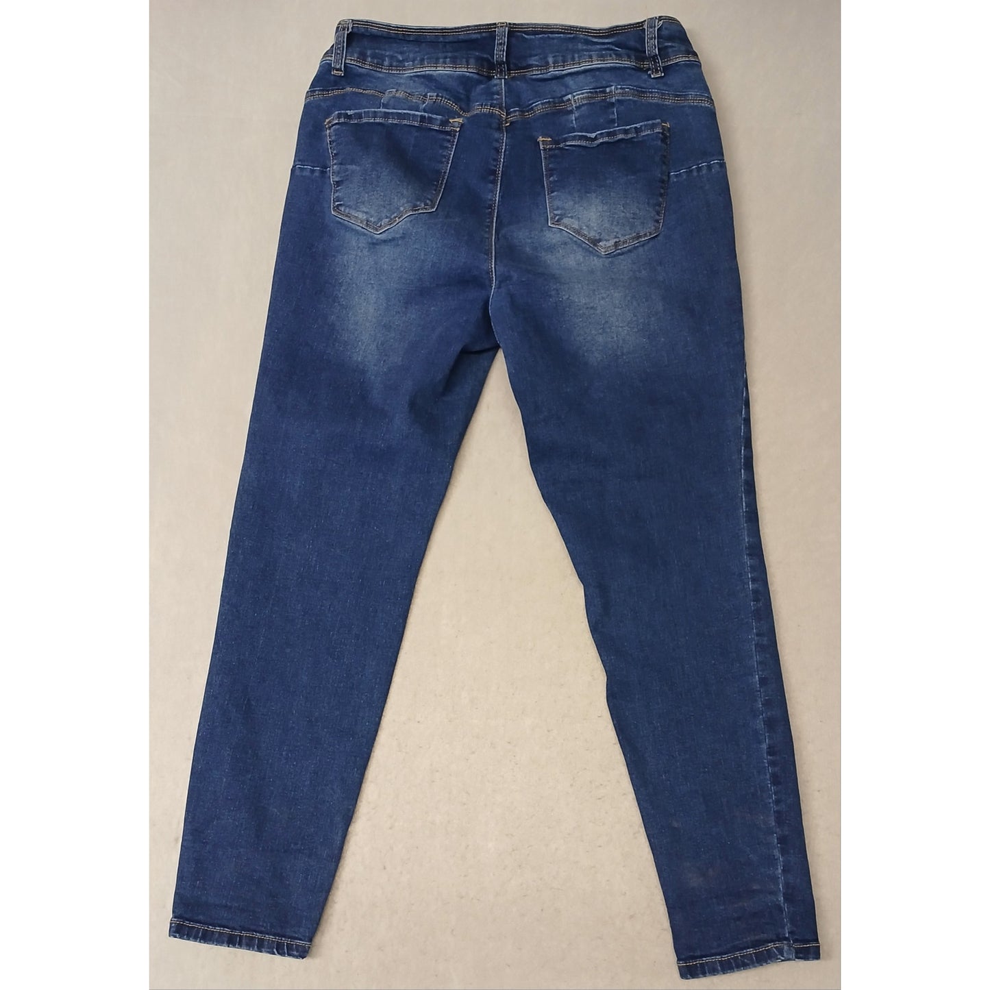 Honey & Bristle (16W) Womens Skinny Stretch Blue Denim Jeans