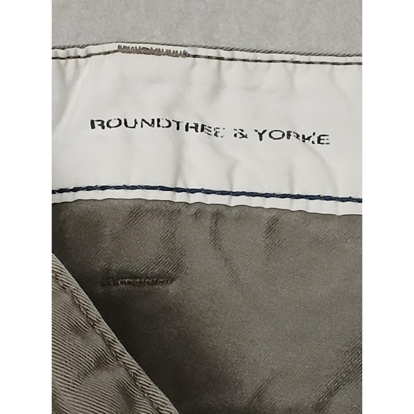 Roundtree & York (34) Gray Cargo Style Khaki Utility Shorts