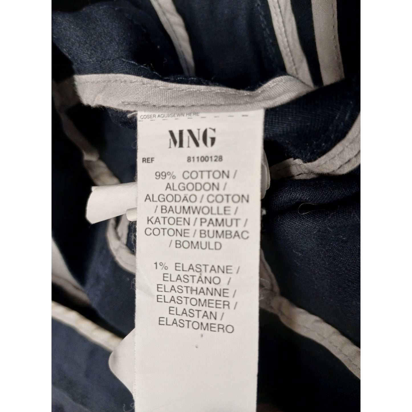 MNG Suit (6) Navy Blue Single Breasted Jacket
