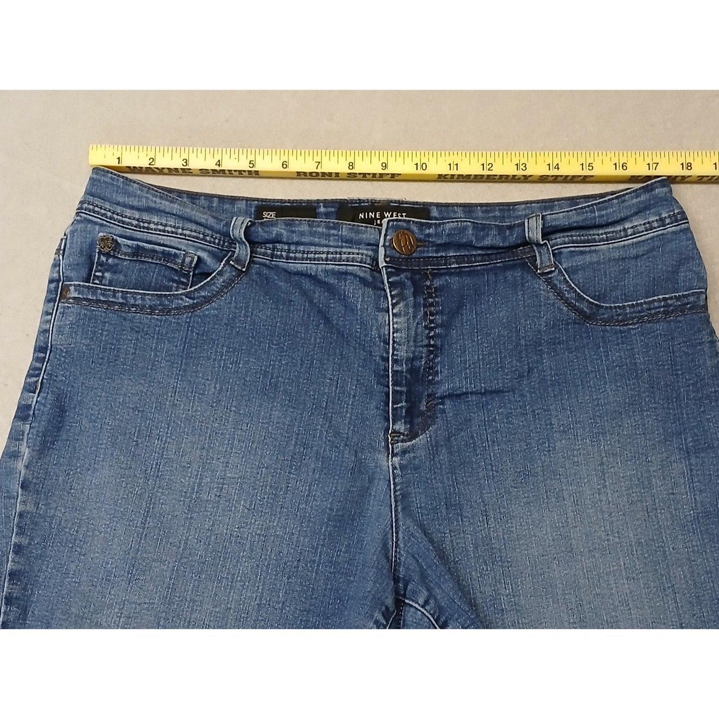 Nine West (16) Women's Cut-Off Blue Denim Jean shorts