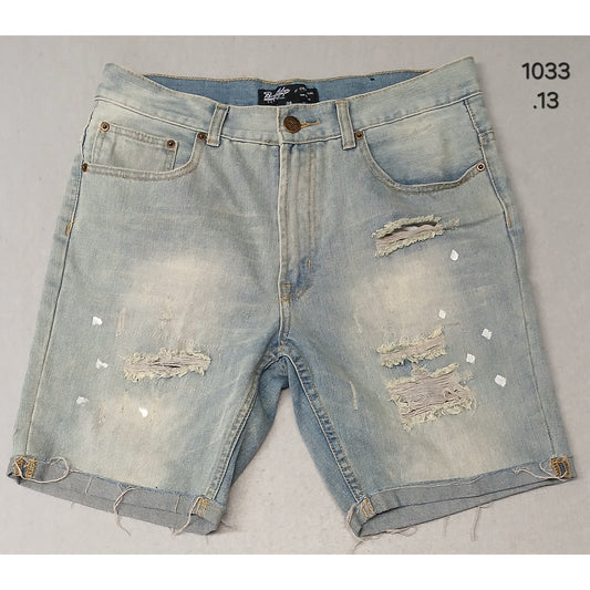 Brooklyn Cloth (34) Distressed Ripped Original Denim Jorts